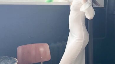 Cleaning goddess teasing you big ass worship juicy transparent dress