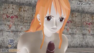 Nami destroyed in raw cartoon HD porn