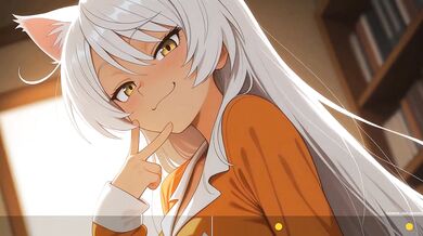 Black Hanekawa ruined by thick cock hero HFO JOI forced orgasm