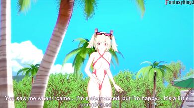 Burnice's Beach Blowjob Obliterates POV in Hentai Animation