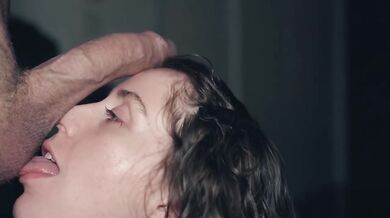 Extreme close-up ASMR sloppy blowjob huge cock deepthroat choking cumshot facial
