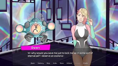 Big tits gushing creampie spoiled by Spider Gwen hentai parody gameplay