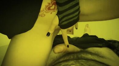 Goth egirl gets fucked raw in backrooms big titty cowgirl