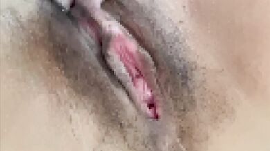 Bristly fingers got her dripping college slut shaking