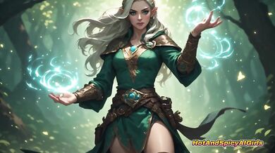 Elven Bliss deep in the forest outdoors