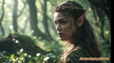 Elven Bliss deep in the forest outdoors