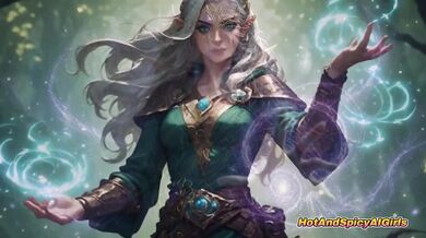 Elven Bliss deep in the forest outdoors