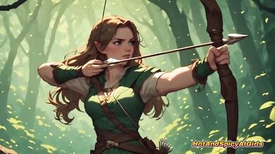 Elven Bliss deep in the forest outdoors