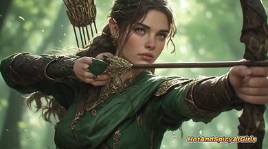 Elven Bliss deep in the forest outdoors