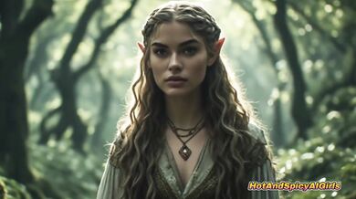Elven Bliss deep in the forest outdoors