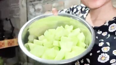 Melon crushed under hard rough sex big dick big tits solo female