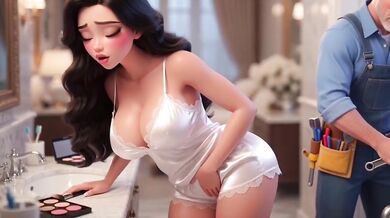 Plumber Milf Gets Fucked Secretly in AI Hentai Cartoon