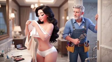 Plumber Milf Gets Fucked Secretly in AI Hentai Cartoon