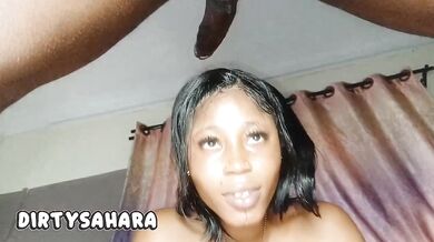 Dirtysahara takes deepthroat then gets railed in doggy style