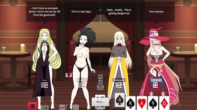 Strip poker game wrecks her willpower hard
