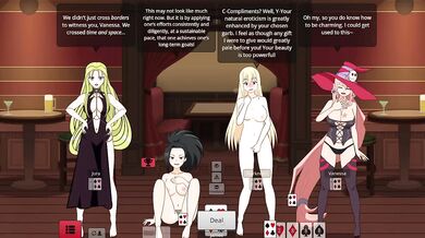 Strip poker game wrecks her willpower hard