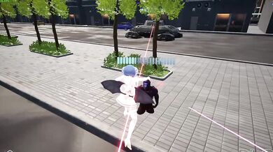 Giantess game crushes player into cum-drenched hell