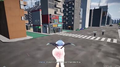 Giantess game crushes player into cum-drenched hell