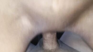 My 13 cm cock makes skinny Latina slut choke gagging on all fours