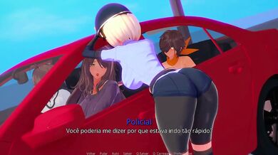 Twisted World #6 Giving a ride to the hot policewoman MILF HD porn