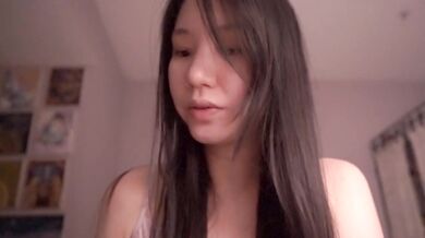 Cute Asian girl feeds hungry men ASMR solo session