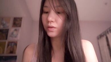 Cute Asian girl feeds hungry men ASMR solo session
