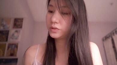Cute Asian girl feeds hungry men ASMR solo session