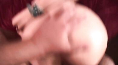 Anal slut crushed by deep creampie vibrator plug doggystyle