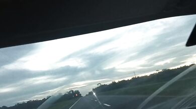 Naked beach POV driving thru hot Ebony chicks on highway