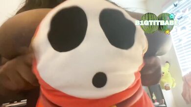 Big tits under plushie stuffed and sucked raw