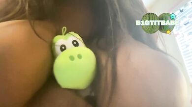 Big tits under plushie stuffed and sucked raw