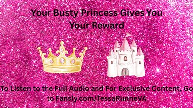 Princess worships you with moaning tits and dirty praise till you lose control