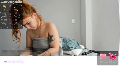Daddy fucks anime otaku redhead with big ass till she gushes wetly