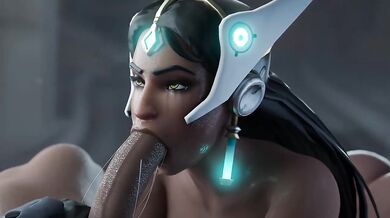 Symmetra’s 5 BBC Gangbang Blowjob Anal Drilled in 3D Overwatch Cartoon