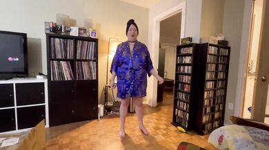 My vixen in slutty Halloween costume skipped the party for home festivities