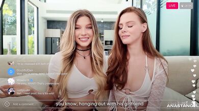Two camgirls, one pizza guy – fans paid to make it happen | Anastangel & Arina Fox