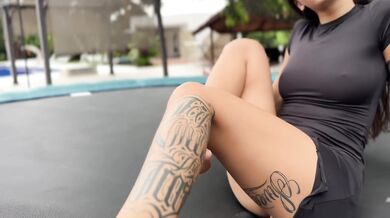 Public blowjob and footjob!