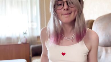 Girlfriend lost at board game and paid with her juicy pussy and slobbery blowjob MiYukee