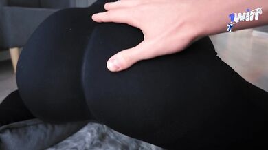 The girl moans very beautifully while he plants his cock in her tight pussy up to the balls