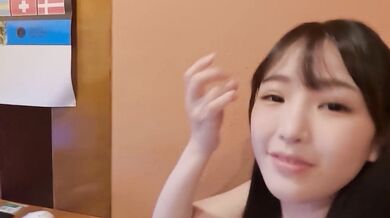 Cute Japanese Idol⑤Exposed sex in ordinary cafe. I put toys in her and made her give me a blowjob.