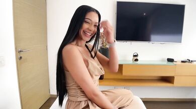 First Casting With Beautiful Latina Teen - POV Sex