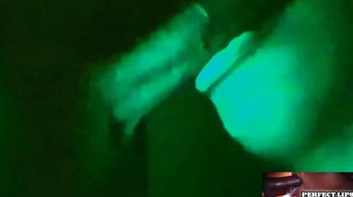Perfect lips deep throat ebony sloppy blowjob