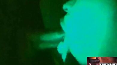 Perfect lips deep throat ebony sloppy blowjob