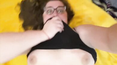 Tinder stranger fucks me hard bbw missionary creampie first date