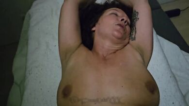 Hot Milf POV 50-year-old masturbates until she comes screaming