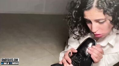 Submissive secretary destroyed and fucked hard by her boss raw cumshot
