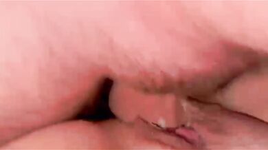 Milf gets pussy wrecked with raw cum shot then gets bred deep