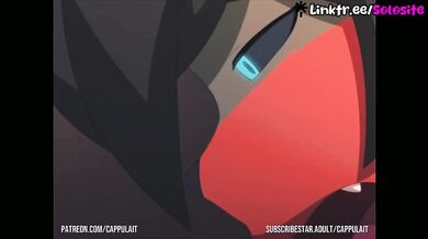 Kythie's Key gets animated drip in cartoon cumshot