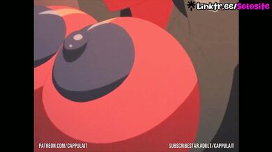 Kythie's Key gets animated drip in cartoon cumshot