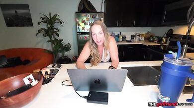 The slutty manager gets fucked and begs her coworker to breed her